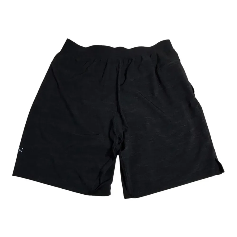 Lululemon T.H.E. Short 9" All Court Texture Deep Coal Black XL - Picture 3 of 10